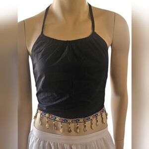 Black Halter Top